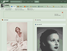 Tablet Screenshot of lemig.deviantart.com