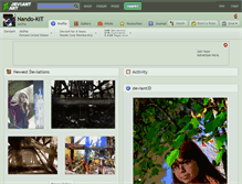 Tablet Screenshot of nando-kit.deviantart.com