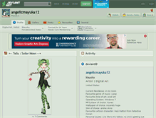 Tablet Screenshot of angelicmayuka12.deviantart.com