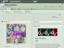 Tablet Screenshot of pottercullenmania.deviantart.com
