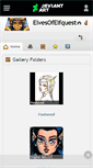 Mobile Screenshot of elvesofelfquest.deviantart.com