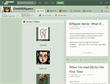 Tablet Screenshot of elvesofelfquest.deviantart.com