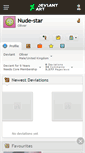 Mobile Screenshot of nude-star.deviantart.com