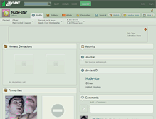 Tablet Screenshot of nude-star.deviantart.com