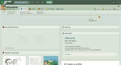 Desktop Screenshot of billyxmandy.deviantart.com