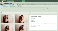 Desktop Screenshot of corneredring-stock.deviantart.com