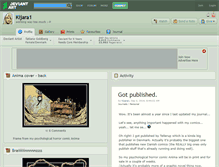 Tablet Screenshot of kijara1.deviantart.com