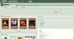 Desktop Screenshot of kinggaara.deviantart.com