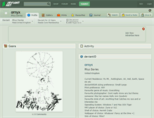 Tablet Screenshot of ornyx.deviantart.com