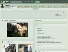 Tablet Screenshot of f-e-r-n.deviantart.com