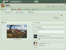 Tablet Screenshot of maguaii.deviantart.com