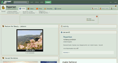 Desktop Screenshot of pepperiam.deviantart.com
