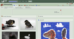 Desktop Screenshot of deinonychusa.deviantart.com