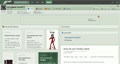 Desktop Screenshot of corrupted-coreoct.deviantart.com
