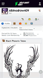 Mobile Screenshot of albinodrow409.deviantart.com