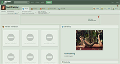 Desktop Screenshot of kaaintraining.deviantart.com