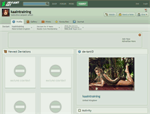 Tablet Screenshot of kaaintraining.deviantart.com