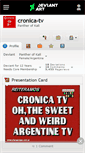 Mobile Screenshot of cronica-tv.deviantart.com