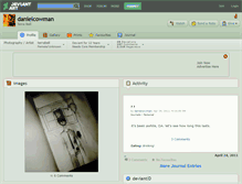 Tablet Screenshot of danielcowman.deviantart.com