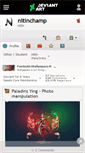 Mobile Screenshot of nitinchamp.deviantart.com