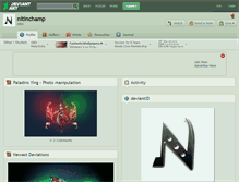 Tablet Screenshot of nitinchamp.deviantart.com