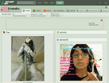 Tablet Screenshot of erisakablu.deviantart.com
