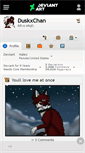 Mobile Screenshot of duskxchan.deviantart.com