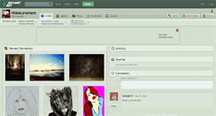 Desktop Screenshot of niskalevenson.deviantart.com