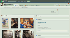 Desktop Screenshot of lacking-creativity.deviantart.com