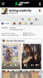 Mobile Screenshot of lacking-creativity.deviantart.com