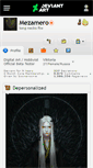 Mobile Screenshot of mezamero.deviantart.com