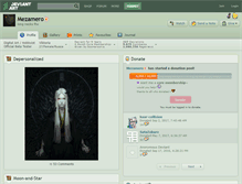 Tablet Screenshot of mezamero.deviantart.com