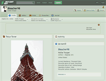 Tablet Screenshot of bleacher98.deviantart.com