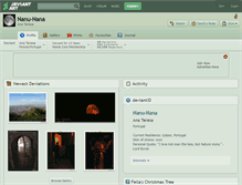 Tablet Screenshot of nanu-nana.deviantart.com