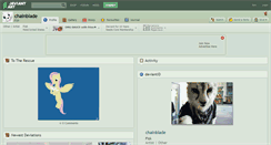Desktop Screenshot of chainblade.deviantart.com