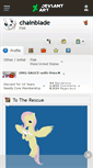 Mobile Screenshot of chainblade.deviantart.com