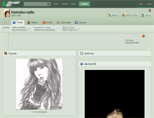 Tablet Screenshot of momoko-naito.deviantart.com