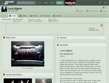 Tablet Screenshot of lord-gilgrim.deviantart.com