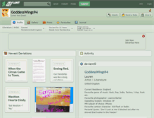 Tablet Screenshot of goddesswings94.deviantart.com