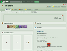 Tablet Screenshot of jounouchi89.deviantart.com