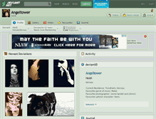 Tablet Screenshot of angeltower.deviantart.com