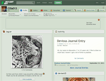 Tablet Screenshot of cola013.deviantart.com