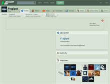 Tablet Screenshot of fragspot.deviantart.com