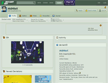 Tablet Screenshot of midnitex.deviantart.com
