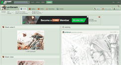 Desktop Screenshot of levidansam.deviantart.com