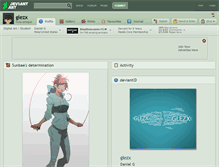 Tablet Screenshot of glezx.deviantart.com
