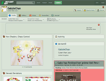 Tablet Screenshot of gabziechan.deviantart.com