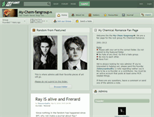 Tablet Screenshot of my-chem-fangroup.deviantart.com