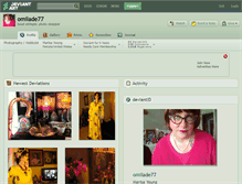 Tablet Screenshot of omilade77.deviantart.com