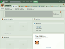 Tablet Screenshot of nappaplz.deviantart.com